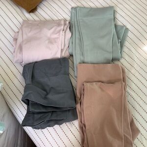 SET ACTIVE NWT bundle 4 pairs of leggings!! SCULPTFLEX